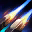 two-handed pistol