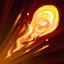 scorched flame